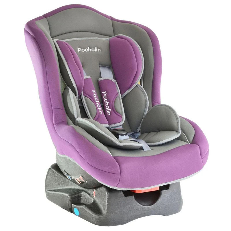 silla de carro violeta