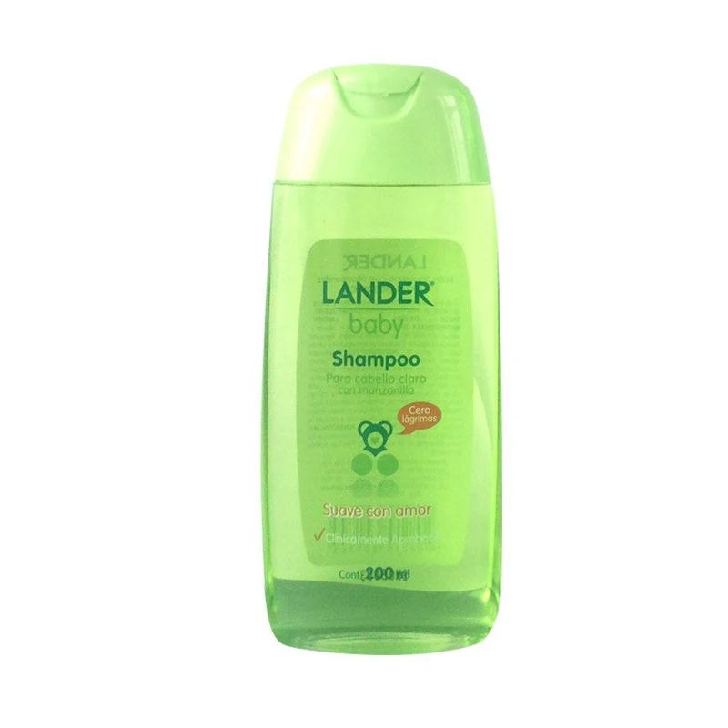 shampoo para cabellos claros con manzanilla lander baby x200ml
