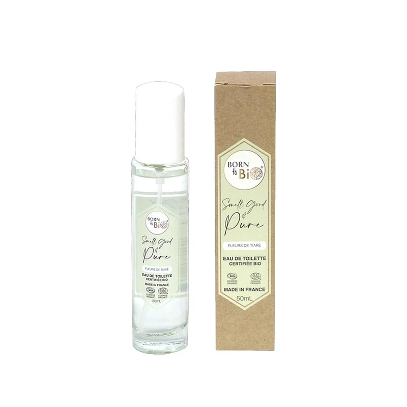 Eau De Toilette Flor de Tiaré Born To Bio 50 ml