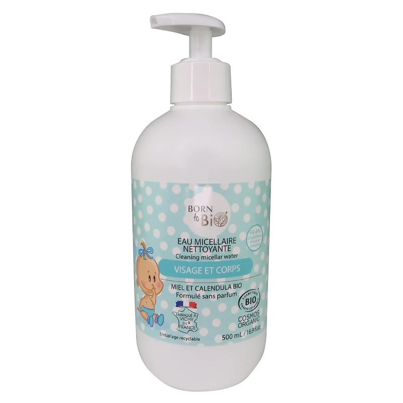 Agua Limpiadora Bebé Cosmos Organic Born to Bio 500 ml
