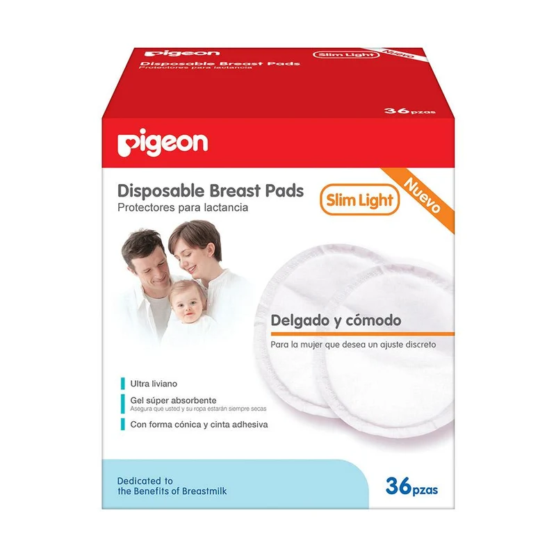 protectores para lactancia x 36 slim