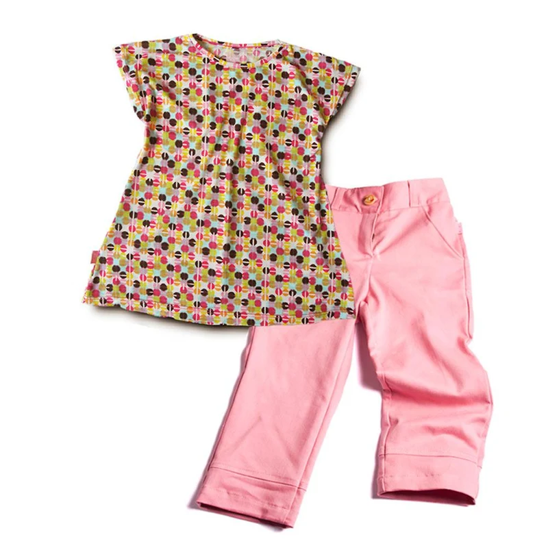 conjunto bluson manga ranglan amarillo flores pantalon coral 4 5t