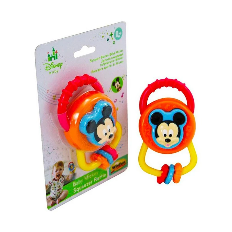 sonajero blando para bebe baby mickey dima juguetes