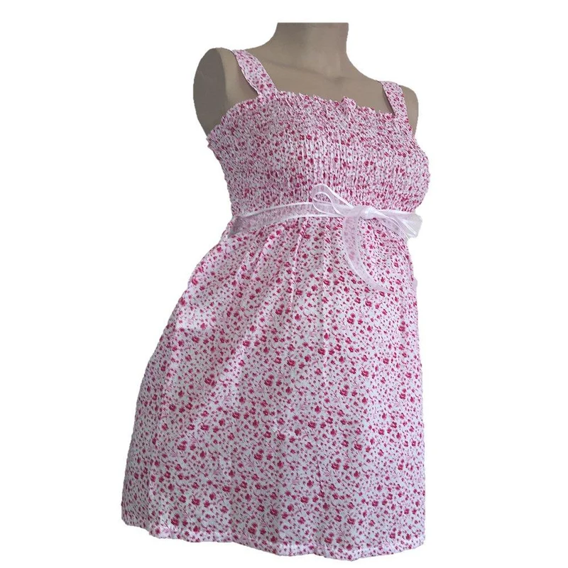 blusa manga sisa rosada flores 14