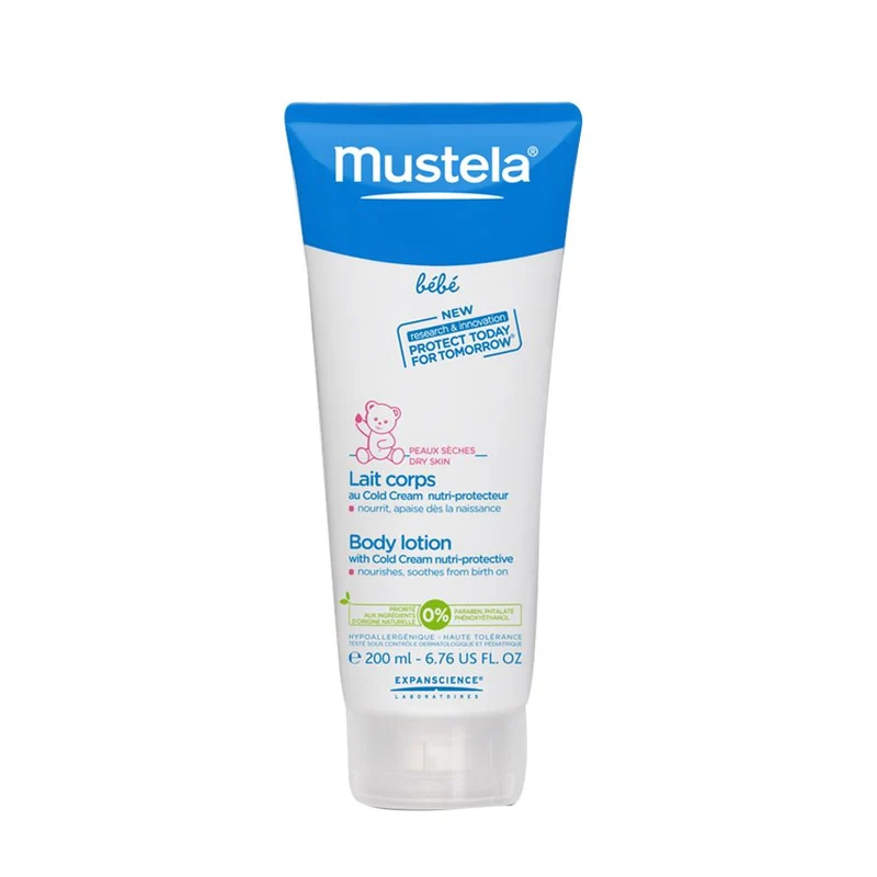 mustela leche con cold cream ultra hidratante para el cuerpo 200ml