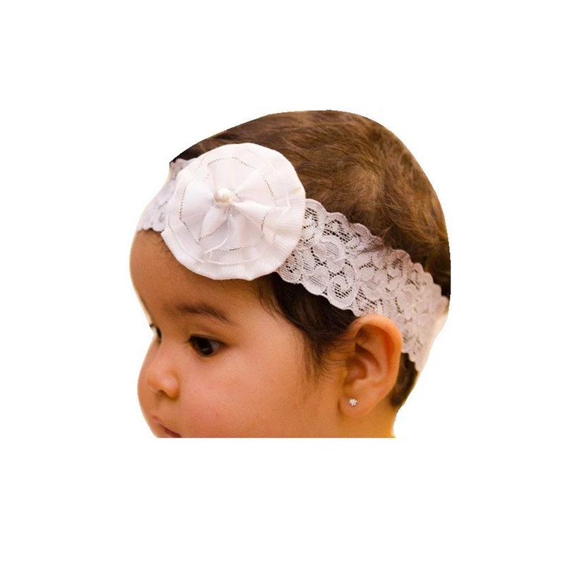 balaca encaje blanco flor blanca talla 6 12 meses