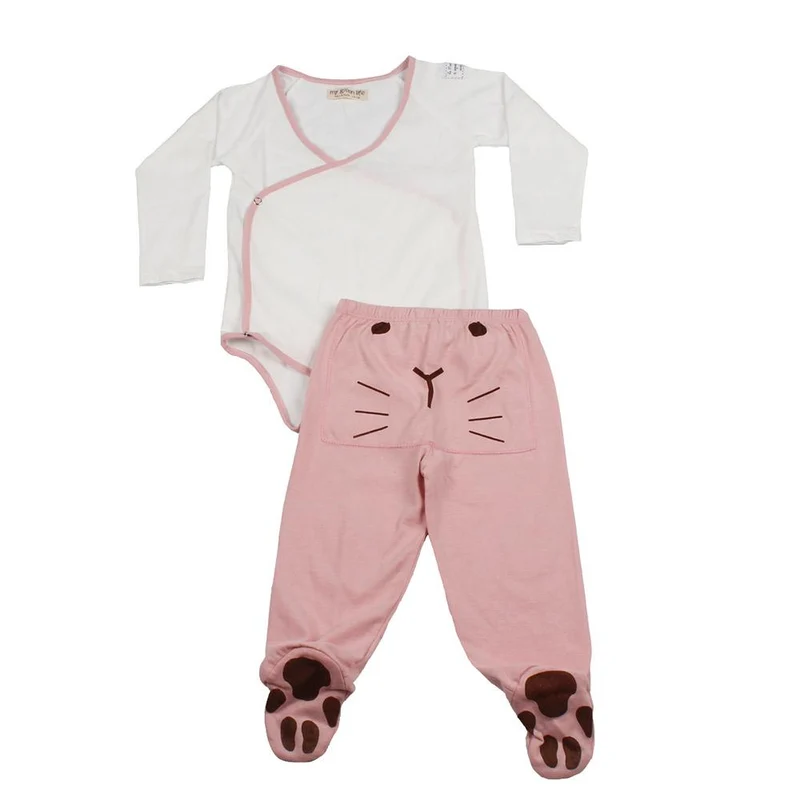 conjunto gatico rosado