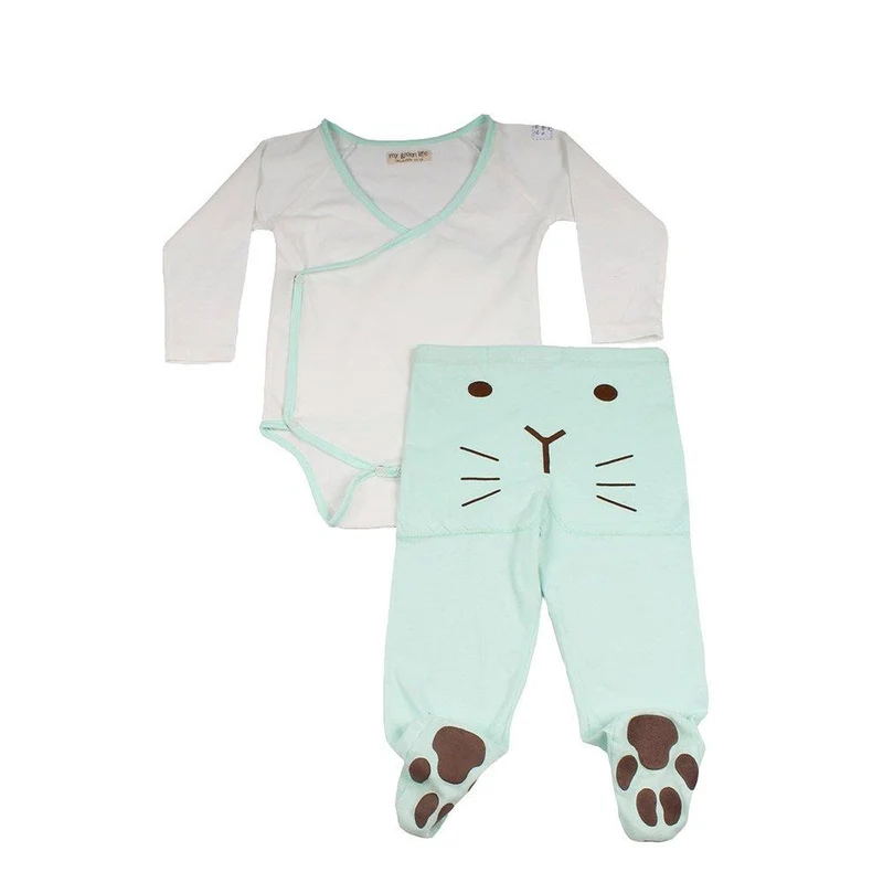 conjunto gatico verde