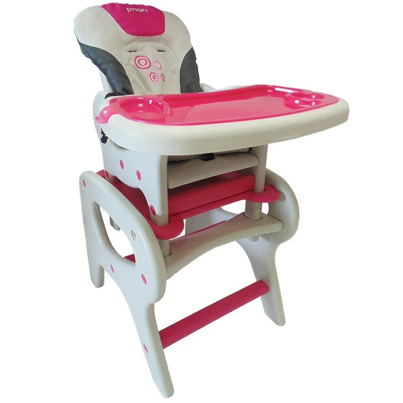 silla comedor y escritorio 2 en 1 fucsia