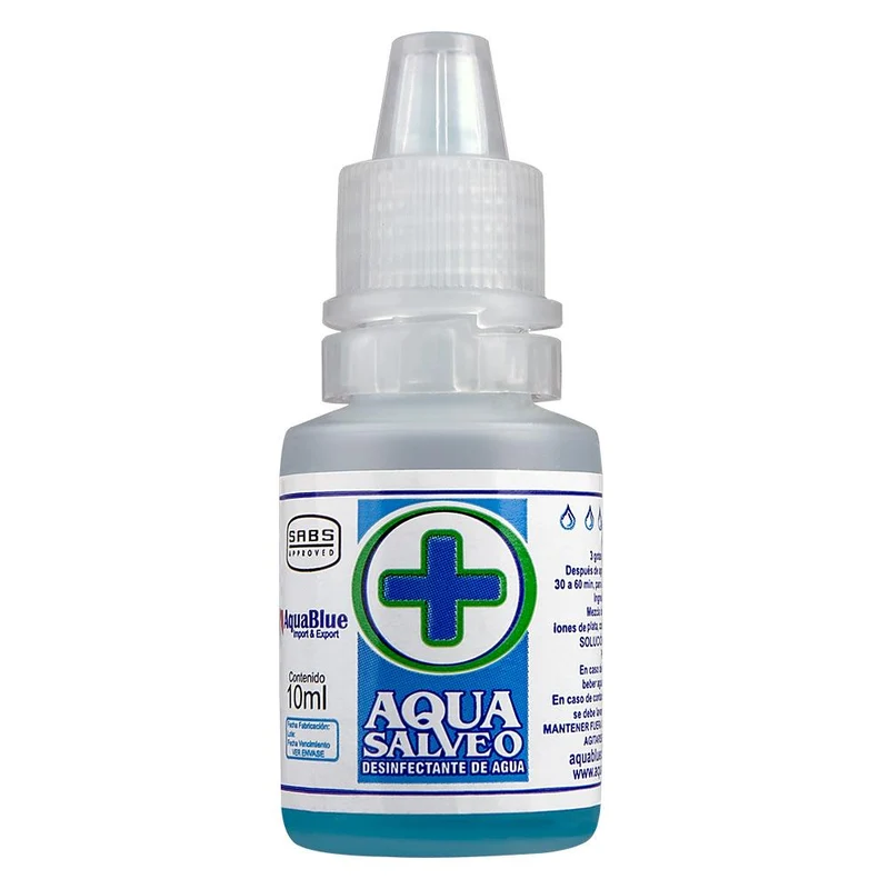aqua salveo desinfectante de agua x 10 ml