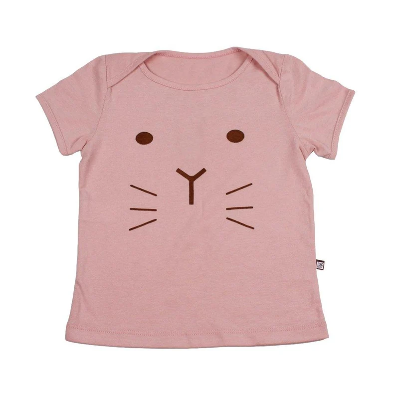 camiseta gatico rosada 9 12 meses