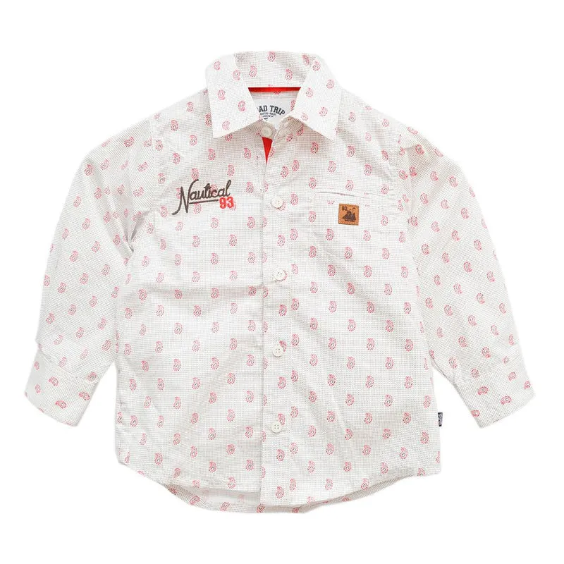 camisa blanca nautica 6t