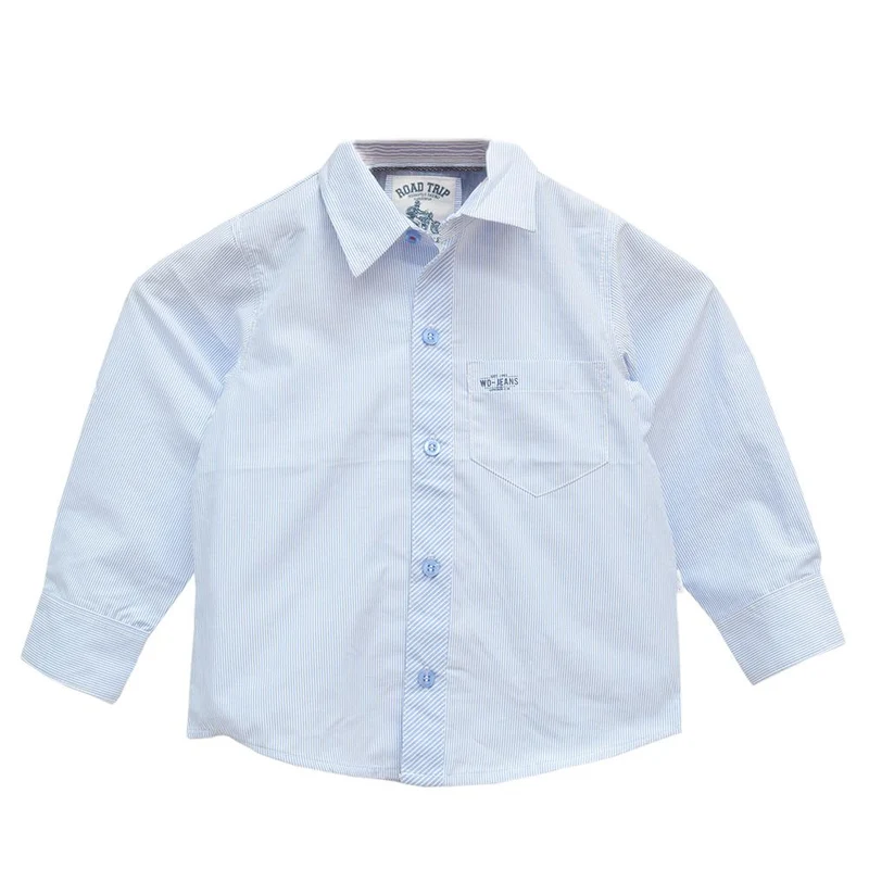 camisa azul lon uk 4t