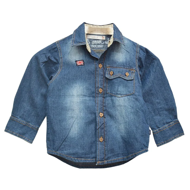 camisa azul kinedon 4t