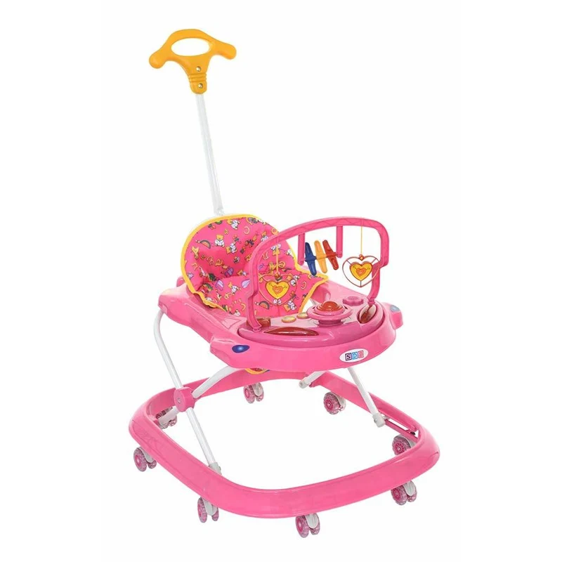 caminador carro rosado