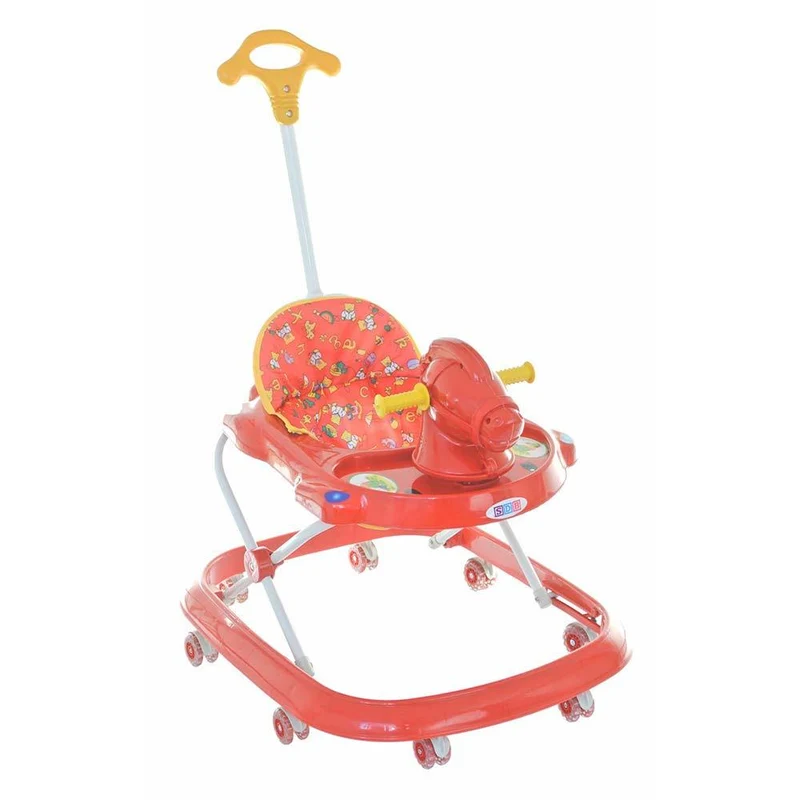 caminador caballo rojo