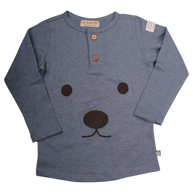 camibuso oso gris 0 3 m