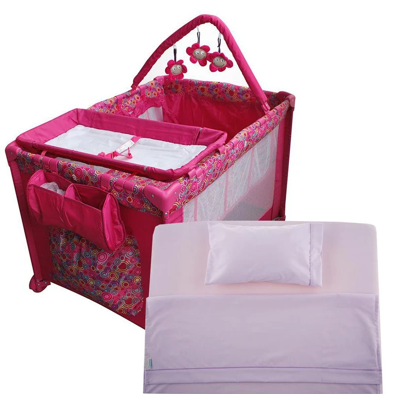 combo corral magic pink juego de sabanas corral morado