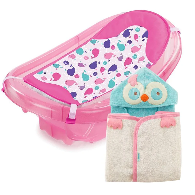 banera tres splash rosada summer infant toalla buho