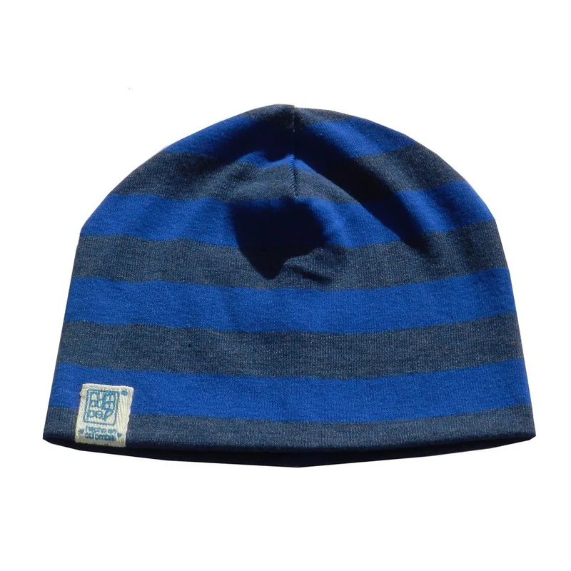 gorrito alus rayas azul rey