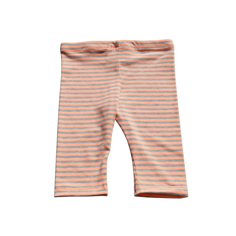 leggings rayas naranja gris 2 anos
