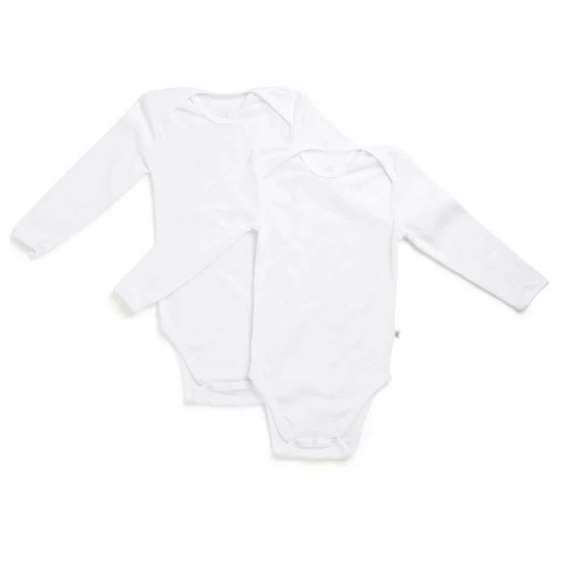 boby manga larga bombom duo blanco. talla 0 0m