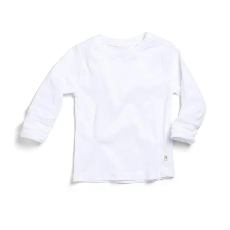 camiseta manga larga rayo blanco. talla 3 6m