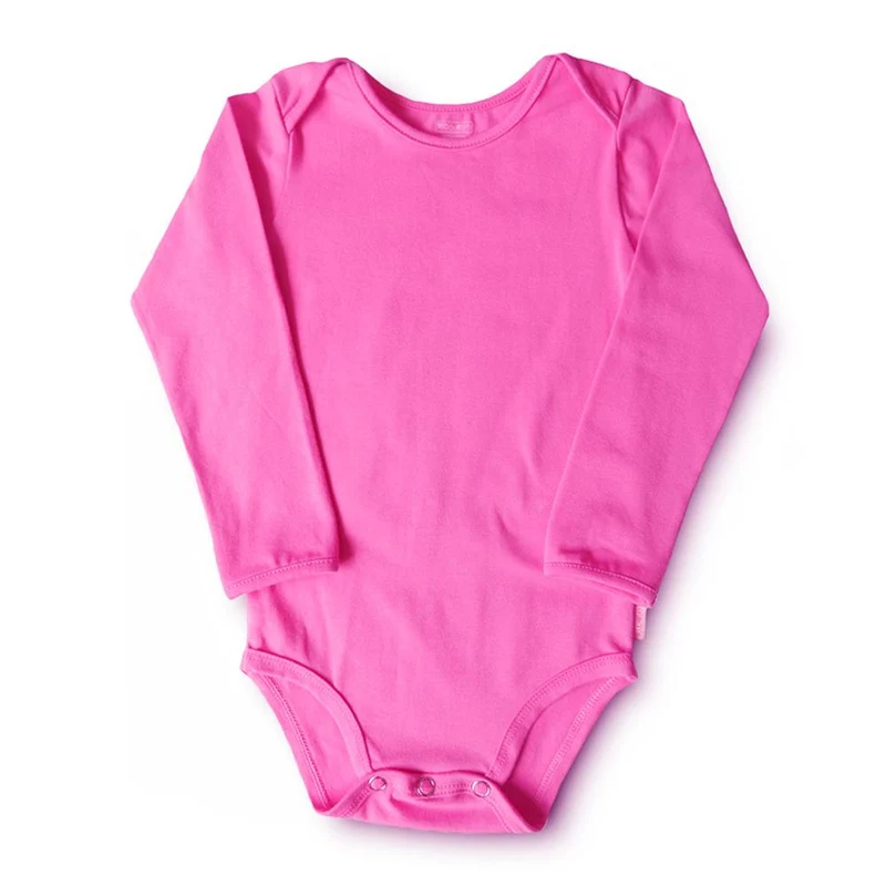 body manga larga rosado 6m
