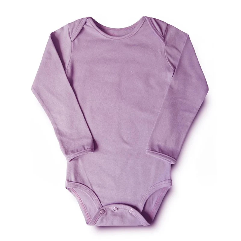 body manga larga lila 6m