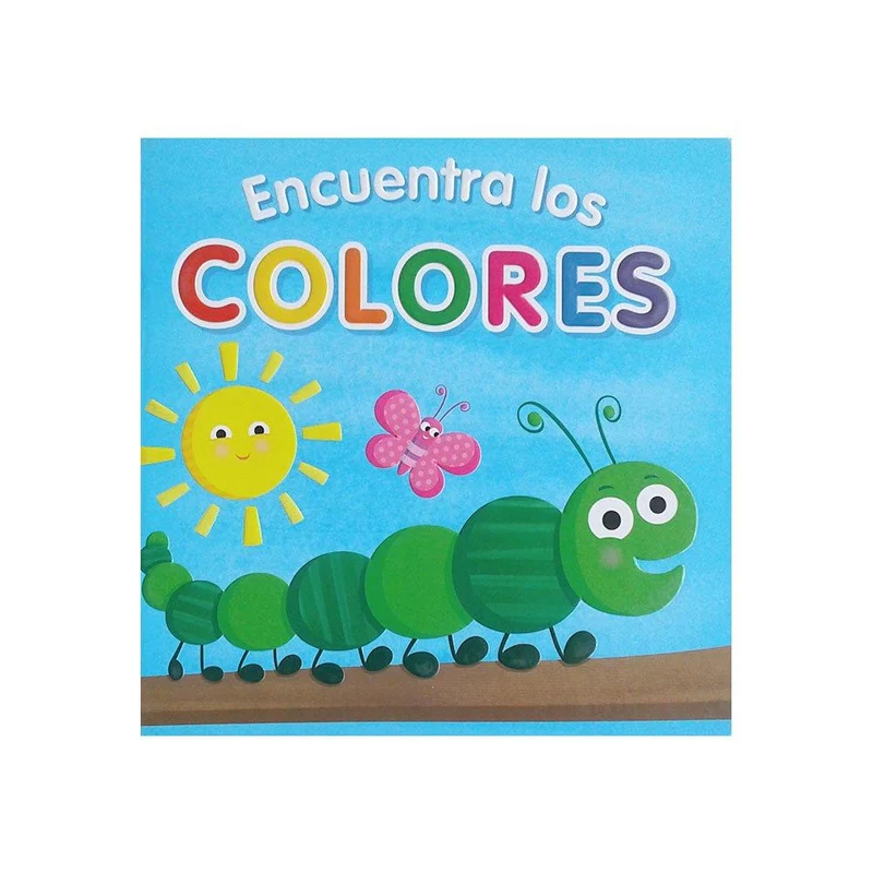 libro encuentra los colores levanta tapitas