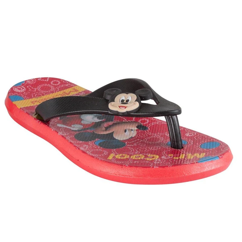 sandalia tres puntadas disney mickey talla 35 rojo con tira negra