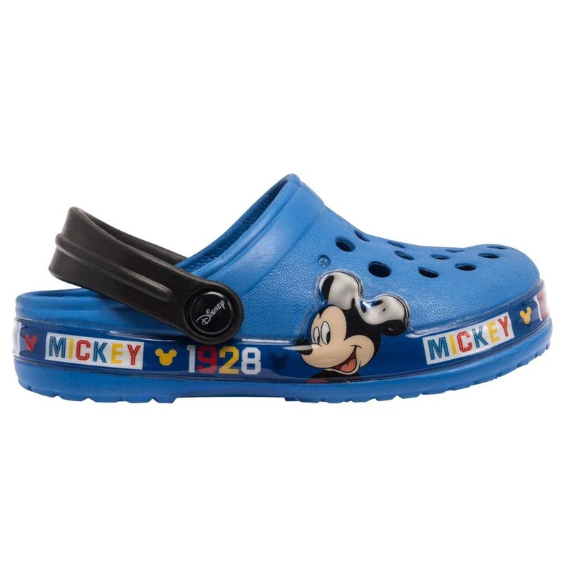 zapato sueco disney mickey talla 35 azul con tira negra