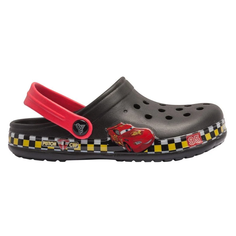 zapato sueco disney cars talla 18 23 negro con tira roja