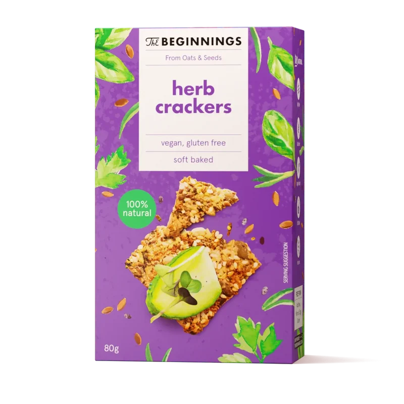 Crackers de Semillas y Hierbas Aromáticas