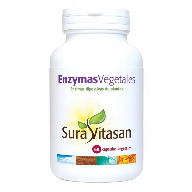 Sura Vitasan Enzymas Vegetales 60 Cápsulas