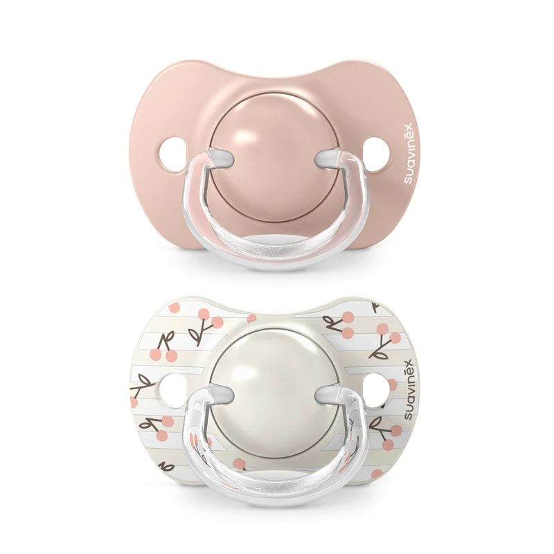 Chupetes Rosa Birdies con Tetina Fisiológica SX Pro de Silicona 0/6 meses