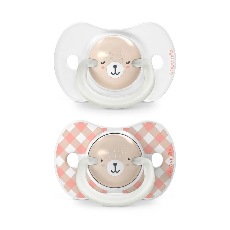 Chupetes Wild Rosa Night - Day con Tetina Fisiológica SX Pro de Silicona 6/18 meses