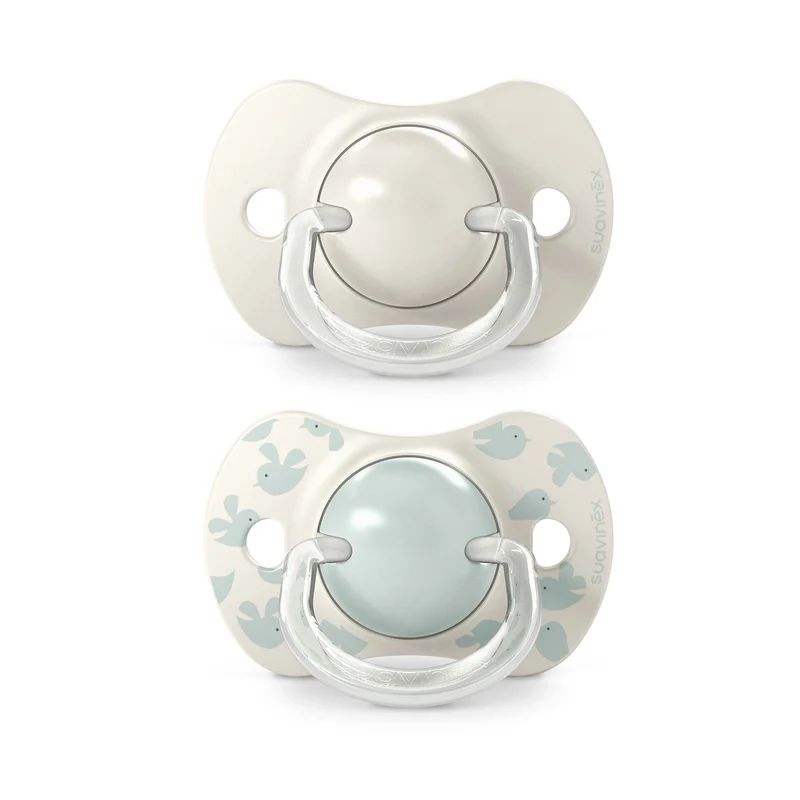 Chupetes Verde Birdies con Tetina Fisiológica SX Pro de Silicona 6/18 meses