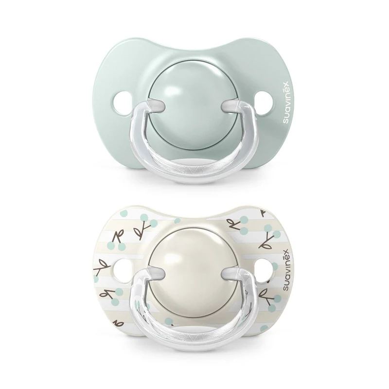 Chupetes Verde Birdies con Tetina Fisiológica SX Pro de Silicona 0/6 meses