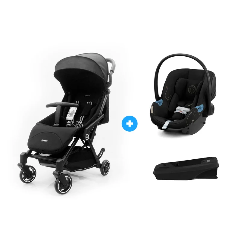 Travel System Urban Negro + Adaptadores + Aton G con Base