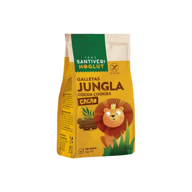 Santiveri Galletas Jungla Cacao Sin Gluten