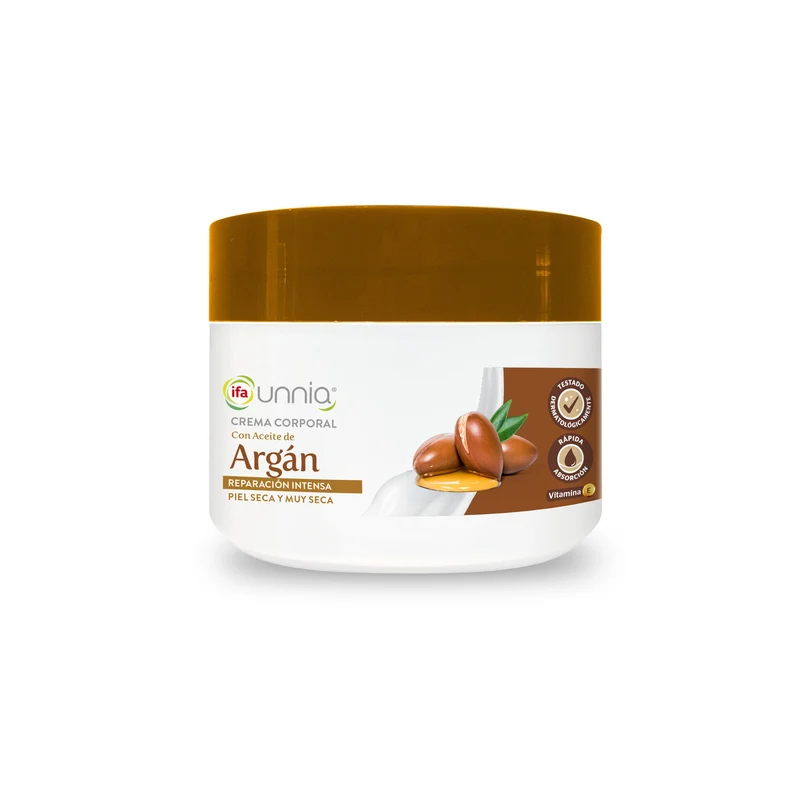 Loción corporal aceite argan Unnia 250ml
