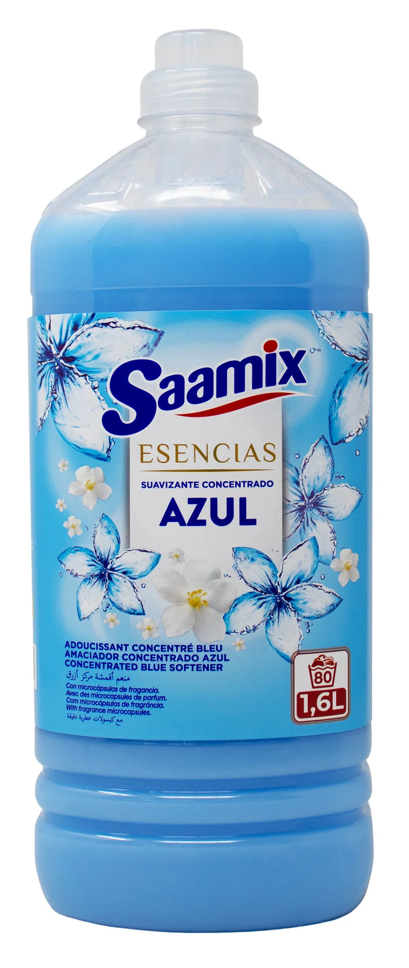 Suavizante concentrado azul Saamix 80d