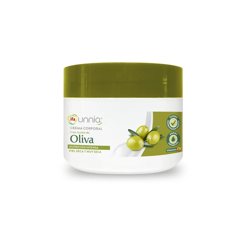 Loción corporal aceite oliva Unnia 250ml
