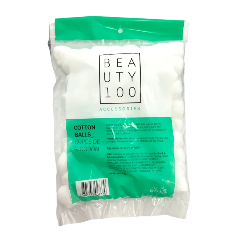 Copos De Algodon 100u Beauty