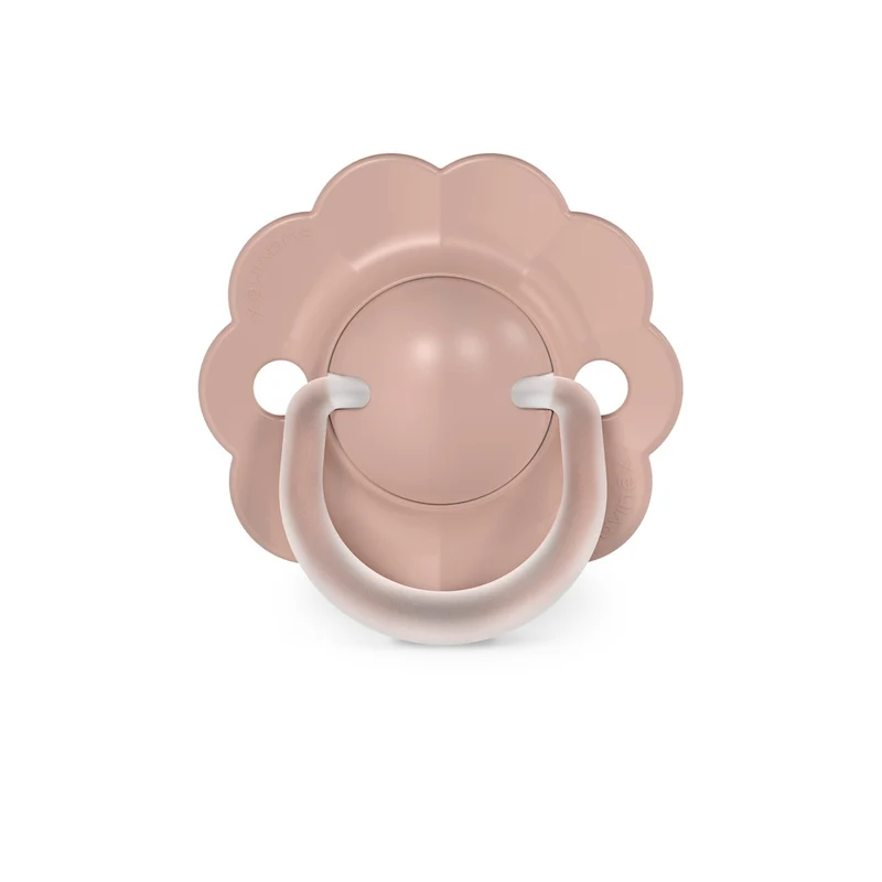Chupete Wonder Redondo Rosa Mid con Tetina Fisiológica SX Pro de Silicona 0/6 meses