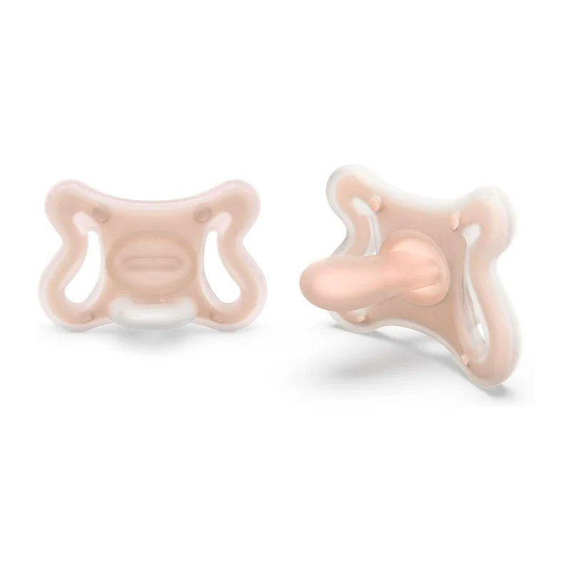 Chupetes Nude Zero.Zero con Tetina Fisiológica SX Pro de Silicona -2/2 meses