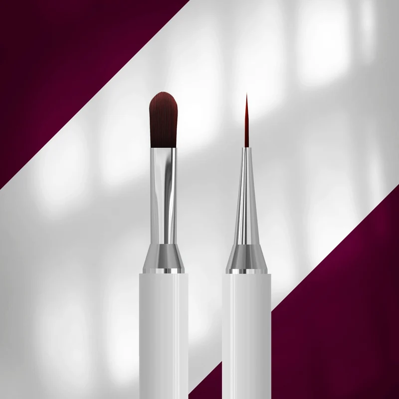 STALEKS EXCLUSIVE 06/11 Double-ended gel brush 11 mm / liner 12 mm