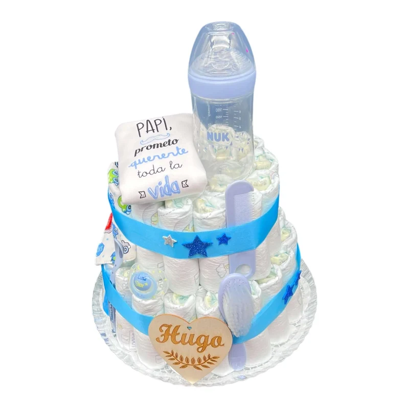 Tarta de pañales Papi te quiero
