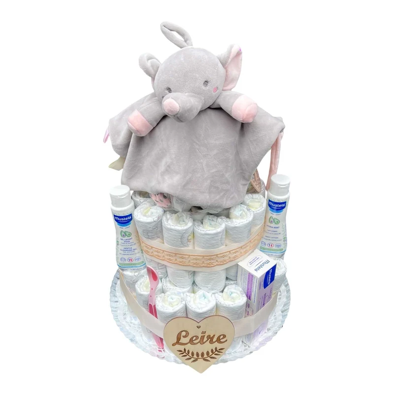 Tarta de pañales Mustela nacimientos